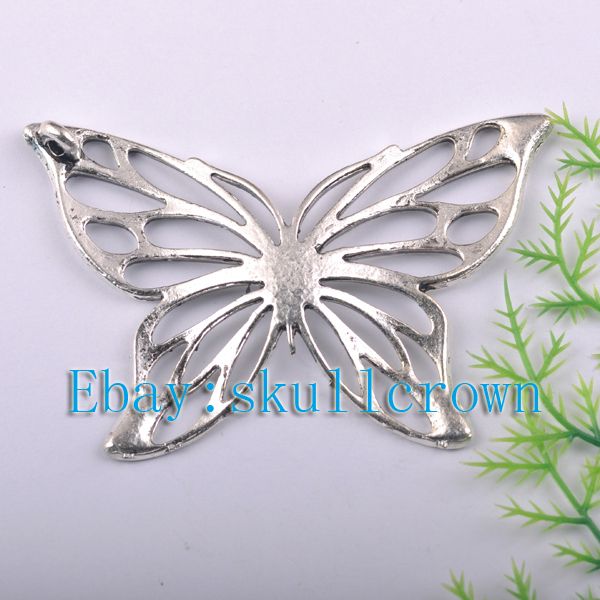 FREE SHIP 10pcs Tibetan Silver Butterfly Pendants 70mm LP7178  