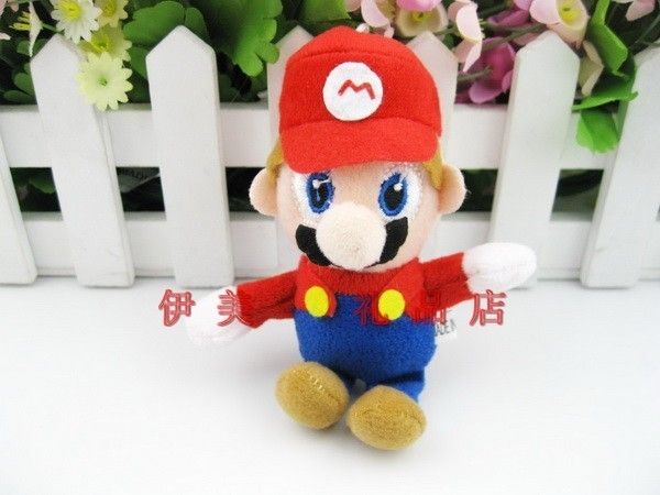 New Red Super Mario Bros Plush Doll Toy000101  