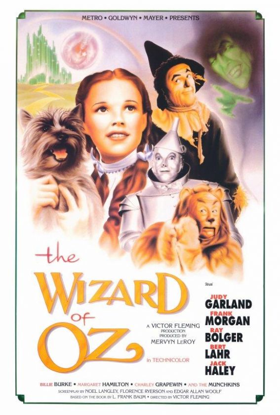 The Wizard of Oz 27 x 40 Movie Poster, Judy Garland , B  