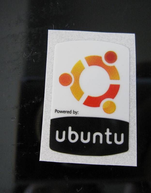 New Powered by Linux Ubuntu sticker,Decal,Linux sticker  