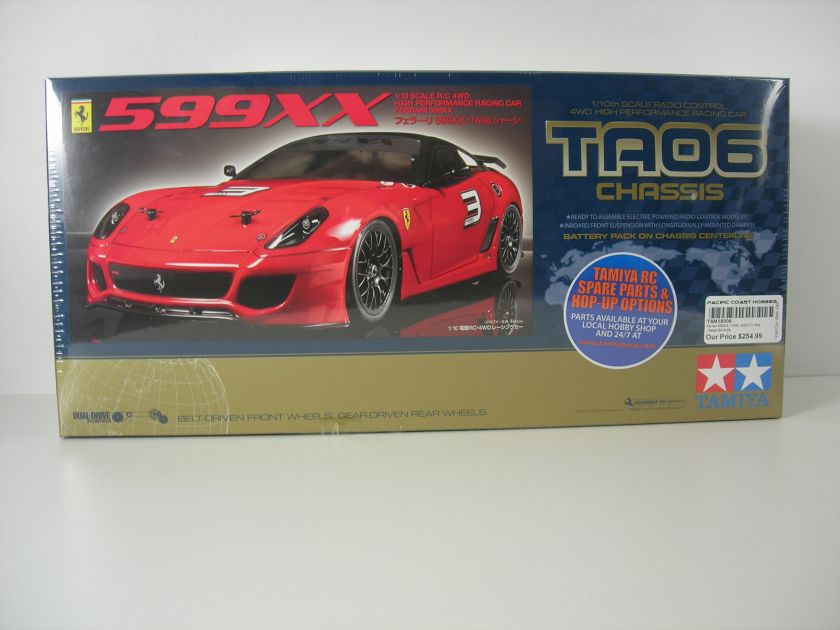   Ferrari 599XX 1/10 scale R/C 4WD High Performance Racing Car TAM58506