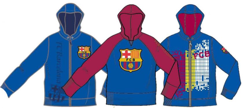 FC Barcelona   Official Sweat Jacket Hoody Track Top Sudadera  