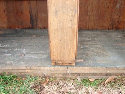 Large Antique Oak 7 Door Ice Box Double Wall Reclaimed Wood 86x61x31 