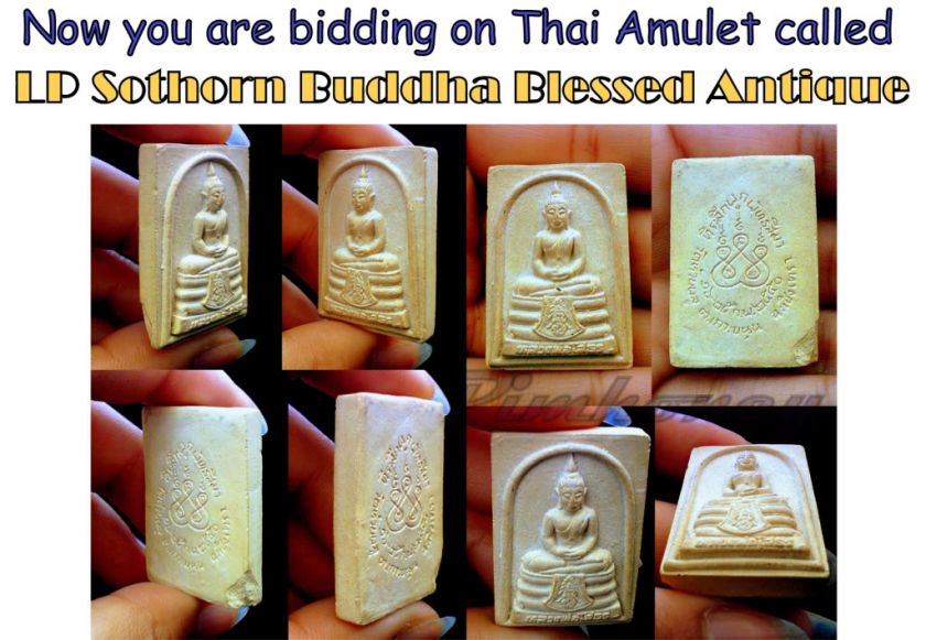 Amazing Sale Thai Amulet LP Sothorn Antique Buddha Rare Famous Monk 