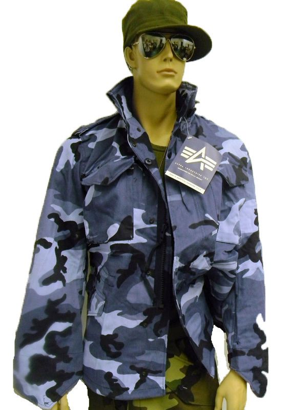 Alpha Industries M65 M 65 Field Jacket Coat Midnight  