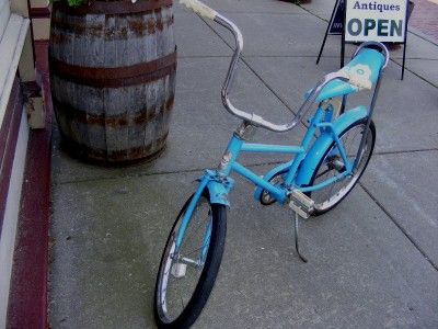   Blue Child Girls WESTERN FLYER BikeMaster Bike Bicycle w/ Banana Seat