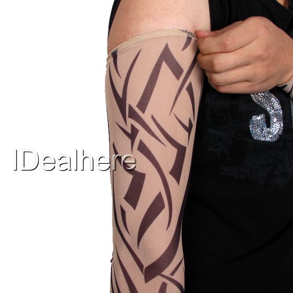 Tattoo Sleeves UV Pack of 4 Black Tribal Design  