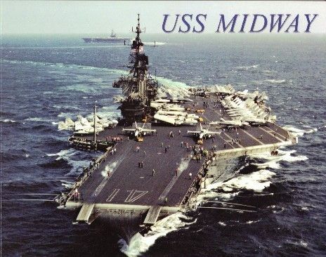 USS Midway CV41 Aircraft Carrier Clayton Navy Magazine  