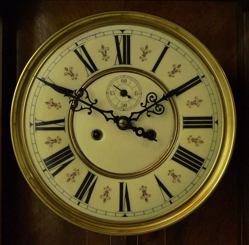 Antique GermanJunghans / Pfeilkreuz Westminster chime wall clock at 