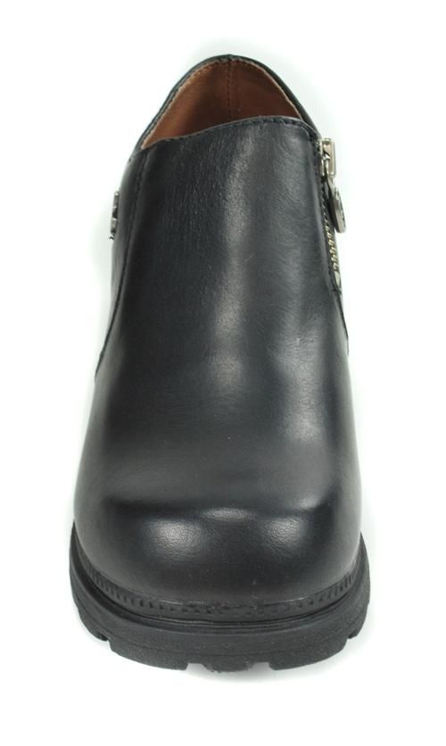 HARLEY DAVIDSON Siren Black Leather Casual Dress Shoes Women Size 
