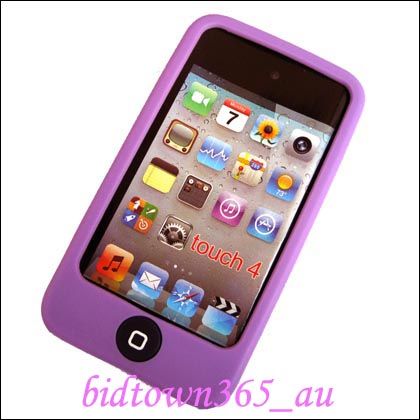   Soft Gel Silicone Case Cover Skin For iPod Touch 4 4G 4th 4 Gen  
