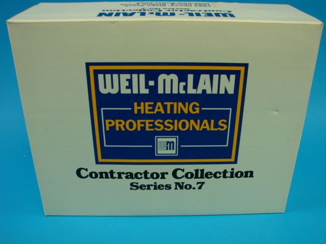 ERTL WEIL McLAIN Contractor Collection #7 New Die Cast Toy Truck Set 