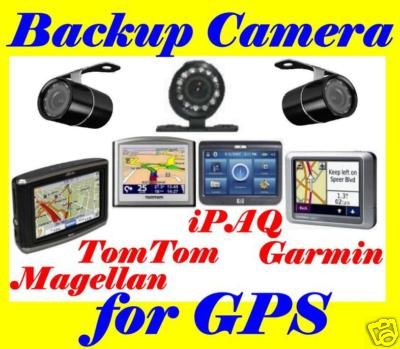 Wireless Backup Camera for Garmin, Magellan, TomTom GPS  