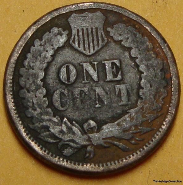 1862 INDIAN HEAD CENT PENNY A8149 RARE KEY DATE COPPER NICKEL COIN 